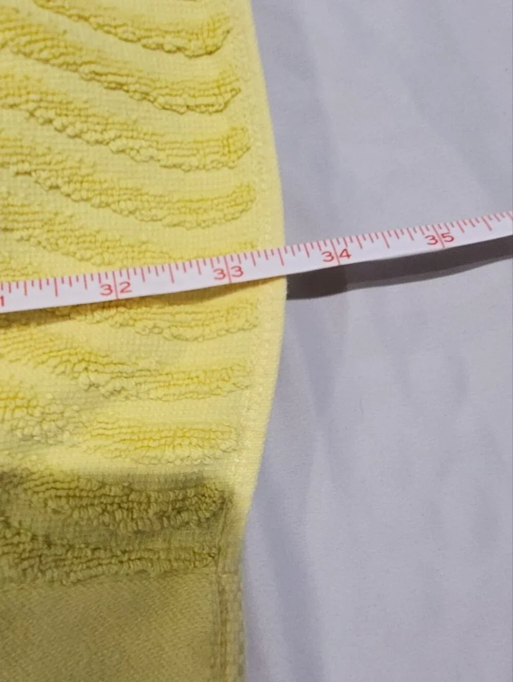 Beach Towel Embroidered Carnival Serenity Logo Yellow Wave Ribbed 100% Cotton